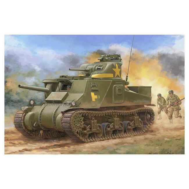 I Love Kit 1/35 US Army M3A3 Medium Tank Plastic Model ILK63517 Molded Color