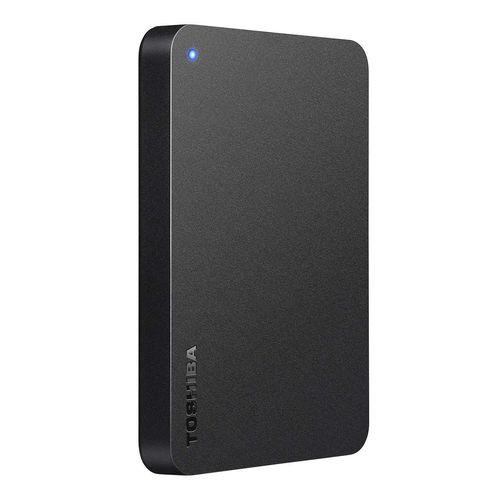 Toshiba Canvio HD-TPA2U3-B/N 2 TB USB 3.2 (Gen 1) Compatible Portable Hard Drive, PC/TV Compatible, Buffalo Support, Fault Forecast, External, Mac, Black