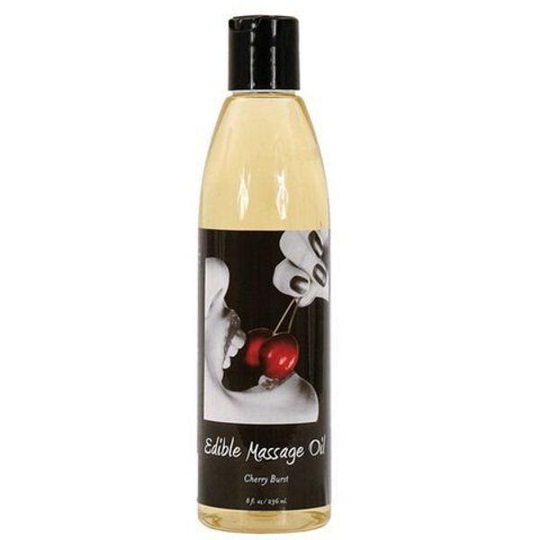 Edible Massage Oil Cherry Burst 8 Ounce