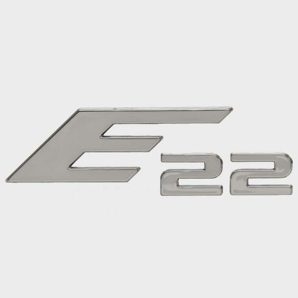 Crownline Boat Raised Emblem Decal 22097 | E22 Silver Sticker