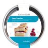 KitchenCraft KC2BK14 Deep Cake Tin with Loose Base and Non Stick Coating, 18 cm, Silver