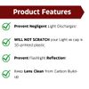 Light Cover for Weapon Mounted Flashlights | Rifle Lens Cap Compatible for Surefire/Streamlight/Olight/Cloud Defense (Large)