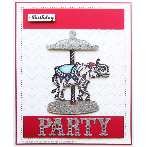 Sue Wilson - Necessities - Carousel - Animals - Craft Die