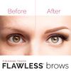 Finishing Touch Flawless Brows Eyebrow Hair Remover Electric Razor for Women with LED Light for Instant and Painless Hair Removal