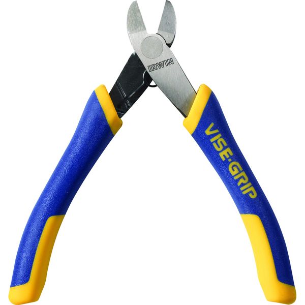 IRWIN VISE-GRIP Pliers with Spring, Flush Cut, Diagonal, 4-1/2-inch (2078925)