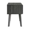 Modway Render Mid-Century Modern End Table or Nightstand in Charcoal