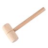 Wooden Mallet Beech Wood Hammer Head Tool Solid Round Head Circle Circular for Woodwork, Mallets