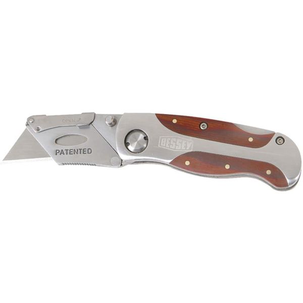 Bessey DBKWH-EU Blade Folding Knife with Wooden Handle, Multi-Colour, 160 mm