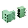 sourcing map 3-Pin 5.08mm Pitch Right Angle PCB Screw Terminal Block Connector 20 Sets