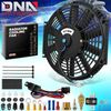 10" 12V Electric Raidator Cooling Fan Thermostat Wiring Relay Control Switch Kit