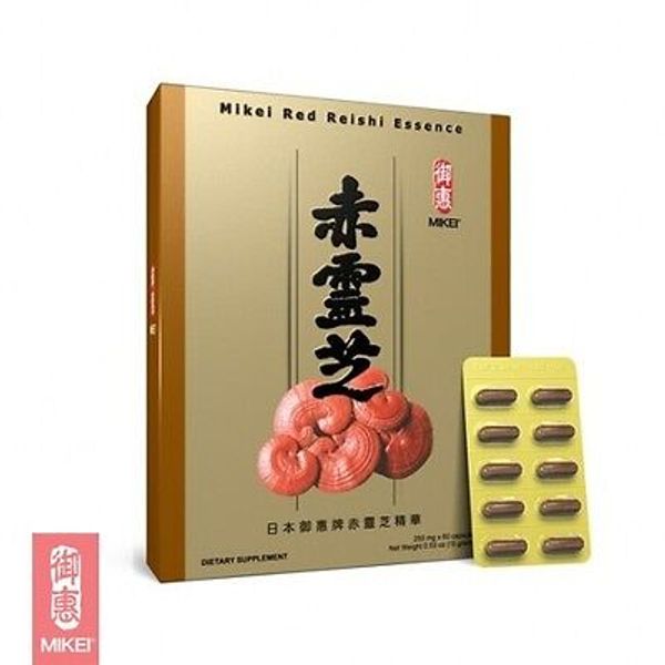 Mikei Red Reishi Essence - 60 Capsules