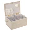 Hobby Gift Medium Embroidered Sewing Craft Storage Box, Hydrangea, 18.5 x 25.5 x 14.5cm
