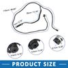 A ABSOPRO Engine Coolant Overflow Hose Tank Hose for Ford Focus 2012-2018