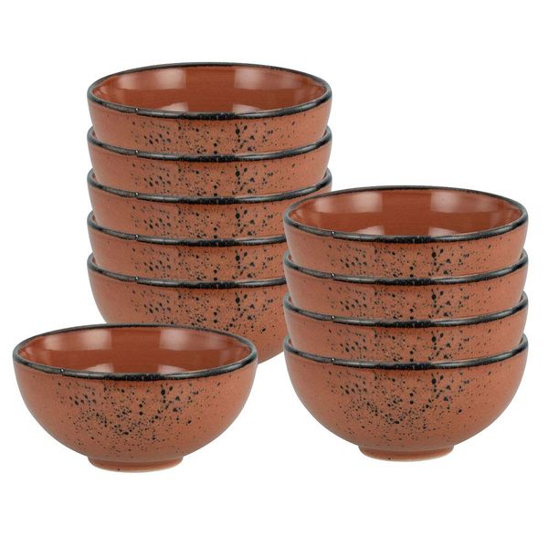 10er SET CreaTable 22516 Nature Collection Dipschale 11,5 cm TERRA