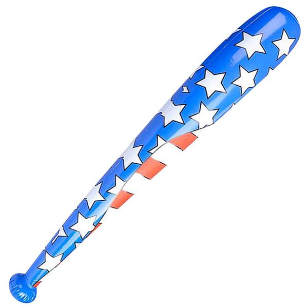 ArtCreativity American Flag Baseball Bat Inflate, Set of 3, Patriotic Costume Accessories, 4th of July Décor and Party Favors, US Flag Day, Memorial Day, and Independence Day Party Decorations