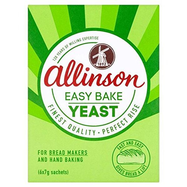 Allinson Easy Bake Yeast 6 x 7g - Pack of 2