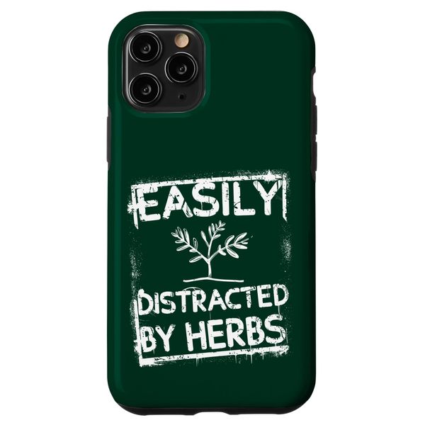 Plant Lover Easily Distracted By Herbs & Spices Case for iPhone 11 Pro
