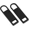 Zipper Repair Kit, 5pcs Zip Pullers, Zipper Pull-Tab Replacement, DIY Zip Slider Pull Tabs Repair Replacement Mirror Plating Zipper Handle Replacement.Replacement Zipper Slider