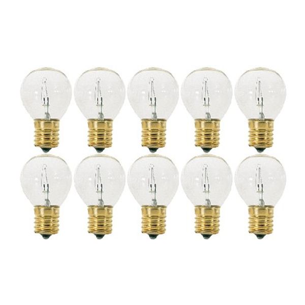 KOR S11/N - Clear (E17) Intermediate Base Hi-Intensity Light Bulbs (10)