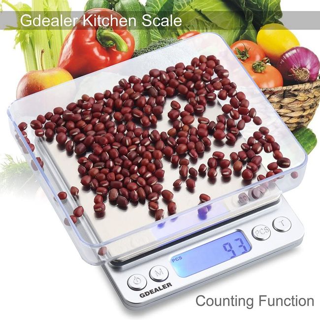 New Precision LCD Digital Scales 3kg Mini Electronic Grams Weight Balance  Scale for Tea Baking Weighing