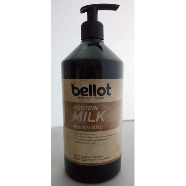 BELLOT Saç Bakım Protein SÜTÜ Professional System 1000 ml Onarıcı ve Yapılandırırcı + Saç Kırılmasını Engelleyici 1000 ml