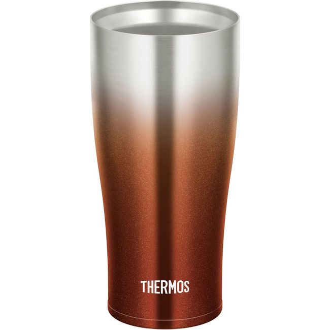 Thermos Vacuum Insulated Tumbler, 14.2 fl oz (420 ml), Sparkling Brown, JDE-420C SP-BW