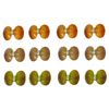 Dz Pk Bowtie Cellloid Translucent Barrettes 4 Ea 5 Colors DBbowtie-D2