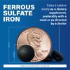 Major Ferosul Iron Supplement 325Mg Ferrous Sulfate 100 Count Tablets