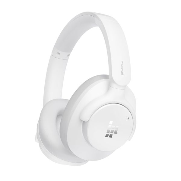 Tronsmart Q20S Hybrid Active Noise Cancelling Headphones, Wireless Over Ear Headphones with Mic, Hi-Res Audio, 60H Playtime, Deep Bass Custom EQ via App, Comfort Fit, for Travel Home Office