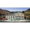 Walthers Cornerstone Series Kit HO Scale State Line Farm Supply Grey