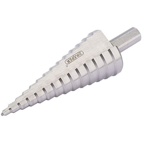 Draper 53871 Step Drill Bit 4-30mm, 230 V, Silver, 30 mm