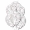 Amscan 9912777 Confetti Balloon Kits White- 6 Pack