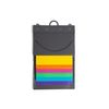 Smead Cascading Wall Organizer, 6 Removable Folder Pockets, Letter Size, Gray/Bright Pockets (92060)