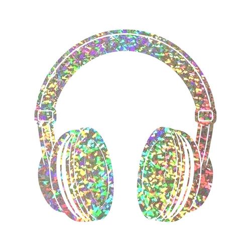 Detailed Music, Gaming Headset 11 inch Crystal Indoor Outdoor Vinyl Decal