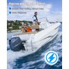 GUZIKO 9FT Throttle Shift Remote Control Cable Fit for Johnson Evinrude BRP OMC Outboard Engine Replace 0173109, 2Pcs