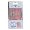 [Cosmetics] Nail Tip, Long Square Type, CLEAR PINK