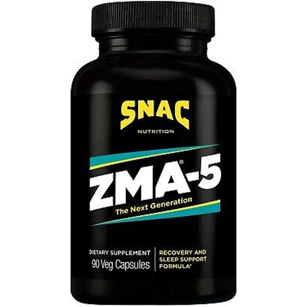 SNAC ZMA-5 Sleep Aid Supplement, Promote Muscle Recovery & Growth, Immune Suppor