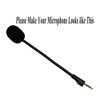 MICMXMO Replacement Microphone 3.5mm Boom Compatible with Steelseries Arctis 1 Wireless Gaming Headsets Mic for PS4 PS5 Switch Mac PC