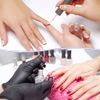 Beaupretty 200pcs Nail Polish Replacement Brush Gel Liquid Brushes Dipping Powder Brush for DIY Nail Art Home Salon