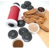 Norpro Churro Maker with 8 Interchangeable nozzle Red