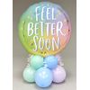 Inflated Feel Better Soon Pastel Rainbow Table Centrepiece Get Well Soon