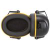 uvex K20 Foldable Ear Protection Capsule - 33 dB Insulation - Black/Yellow