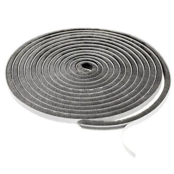 20' Self-Adhesive Weather Stripping Brush Door Seal Strip for Windows Door Frame