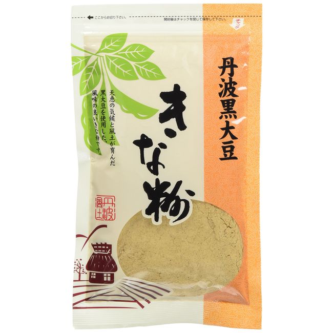 Tamba Mamofukudou Tamba Black Soy Flour, 3.5 oz (100 g) x 4 Packs