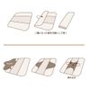 [For Cloth Napkins] Waffle & Flannel Plain Regular