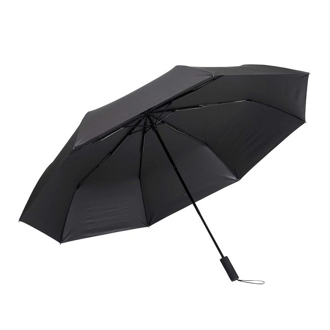 mabu SMV-41241 Men's Folding Umbrella, Large, Lightweight, Durable, Fiberglass, Manual, Extra Large Multi Noir, 29.5 inches (75 cm), 8 Ribs, Diameter 53.9 inches (137 cm), 18.9 oz (530 g)