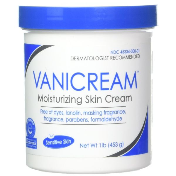 Vanicream Moisturizing Skin Cream for Sensitive Skin, 16 Oz