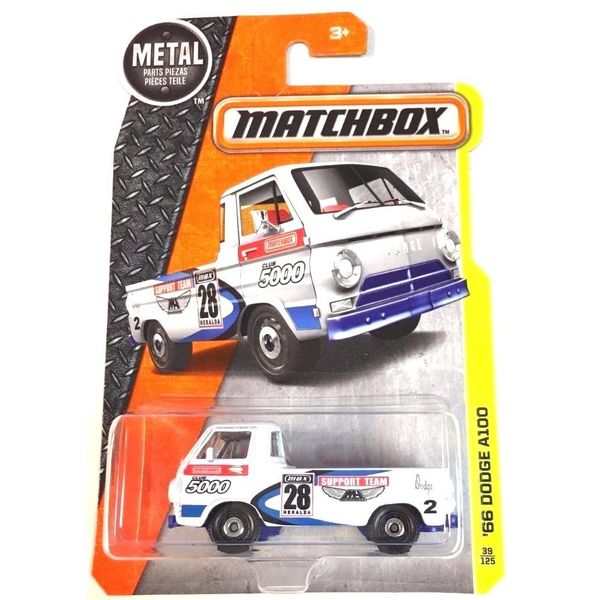2016 Matchbox MBX Construction 39/125 - '66 Dodge A100 (White)