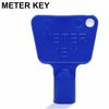 SUL Meter Box Key - Triangle Key - Electric Meter Key - Gas Meter Key - Plastic Utility Key - Meter Cupboard Key - Triangle Socket Spanner Key - 20 Pack – Blue