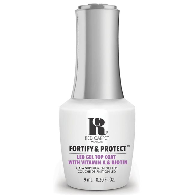 RC Red Carpet Manicure Fortify & Protect LED Gel, Top Coat